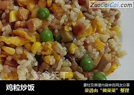 鸡粒炒饭