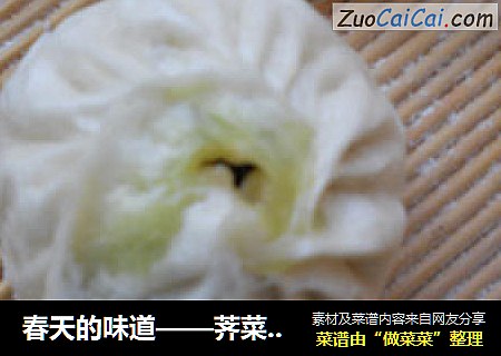 春天的味道——荠菜肉包