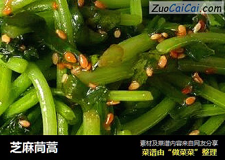 芝麻茼蒿