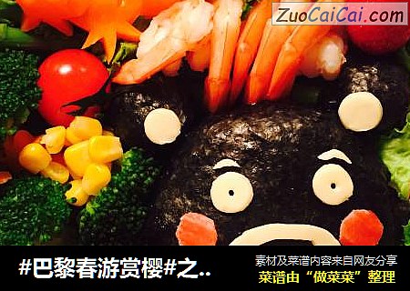 #巴黎春游赏樱#之熊本熊便当