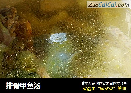 排骨甲鱼汤