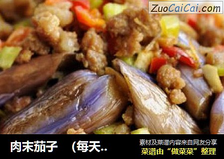 肉末茄子  （每天都有更新哦）