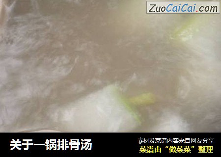关于一锅排骨汤