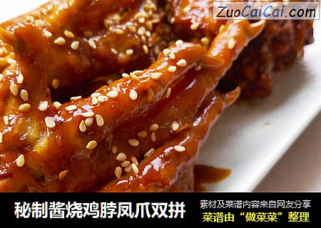 秘制酱烧鸡脖凤爪双拼