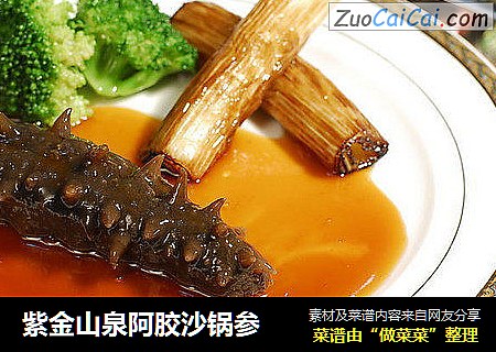 紫金山泉阿胶沙锅参