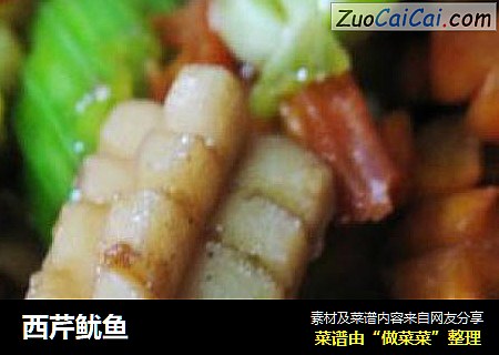 西芹鱿鱼