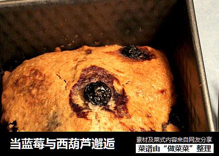 当蓝莓与西葫芦邂逅