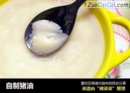 自制猪油