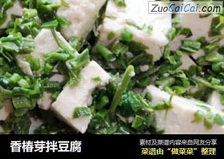 香椿芽拌豆腐