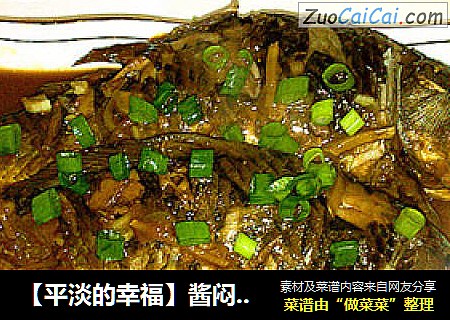 【平淡的幸福】酱闷鲫鱼