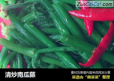 清炒南瓜藤