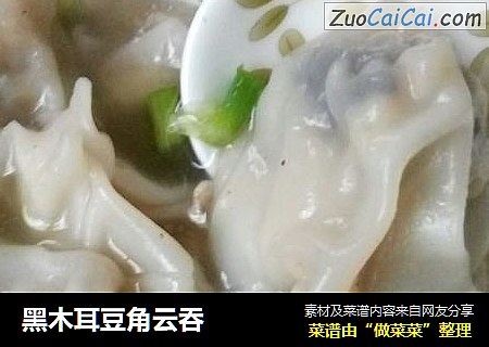 黑木耳豆角云吞