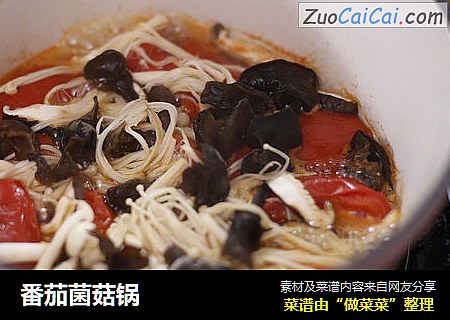 番茄菌菇锅