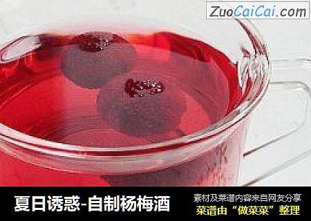 夏日诱惑-自制杨梅酒