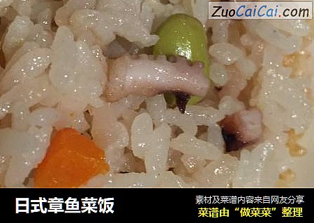 日式章鱼菜饭