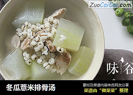 冬瓜薏米排骨汤