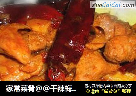 家常菜肴@@干辣梅酱鸡
