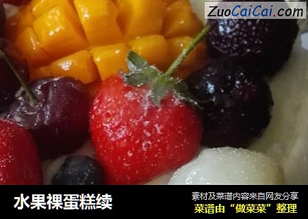 水果祼蛋糕续