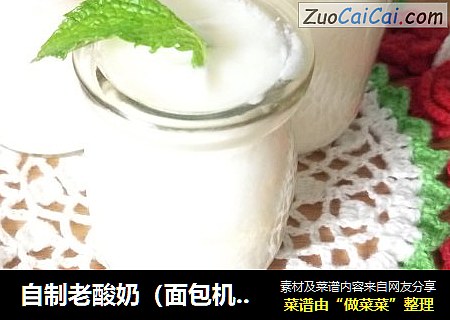 自制老酸奶（面包机版）