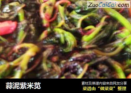 蒜泥紫米苋
