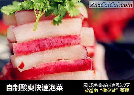 自制酸爽快速泡菜