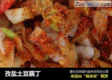 孜盐土豆藕丁