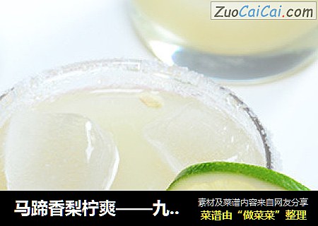 马蹄香梨柠爽——九阳知食