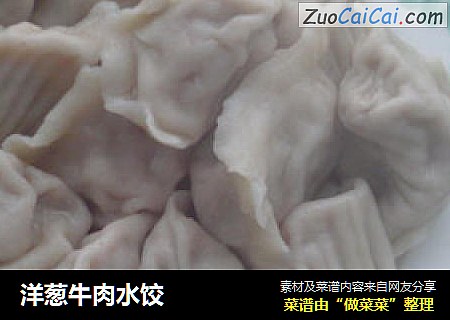 洋葱牛肉水饺