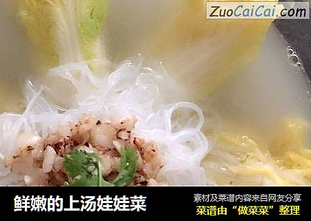 鲜嫩的上汤娃娃菜