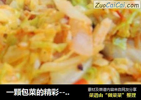一颗包菜的精彩---西红柿炒包菜