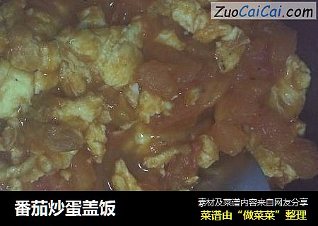 番茄炒蛋盖饭