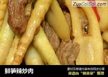鲜笋辣炒肉