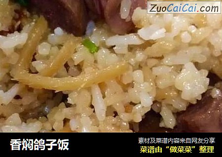 香焖鸽子饭
