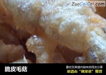 脆皮毛菇