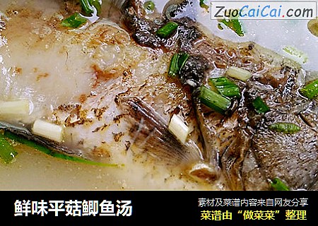 鲜味平菇鲫鱼汤