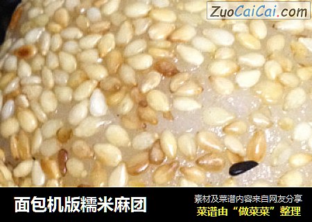 面包机版糯米麻团