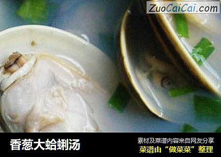 香葱大蛤蜊汤