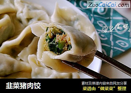 韭菜猪肉饺