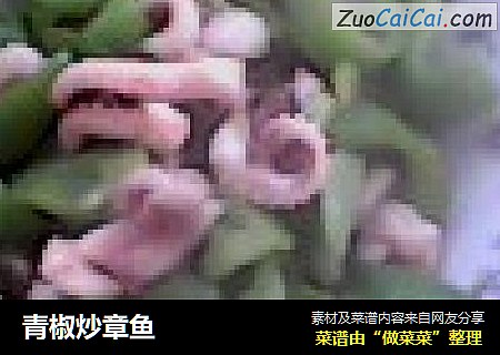 青椒炒章鱼