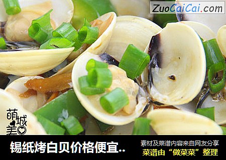锡纸烤白贝价格便宜，做法简单，好吃得连壳都想吞掉！