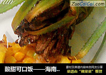 酸甜可口饭——海南菠萝饭