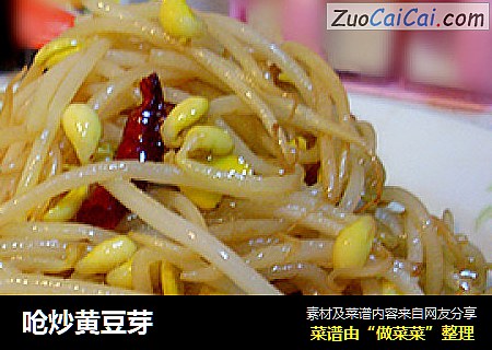 呛炒黄豆芽