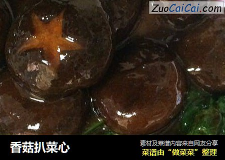 香菇扒菜心