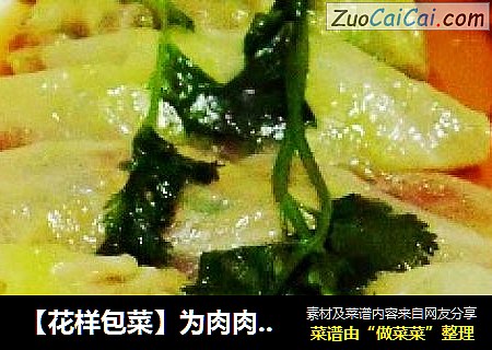 【花样包菜】为肉肉披上美丽的外衣—翠皮肉卷