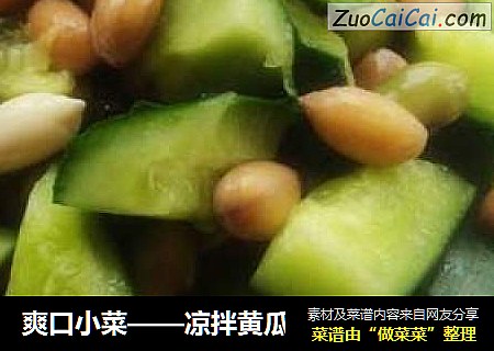 爽口小菜——凉拌黄瓜