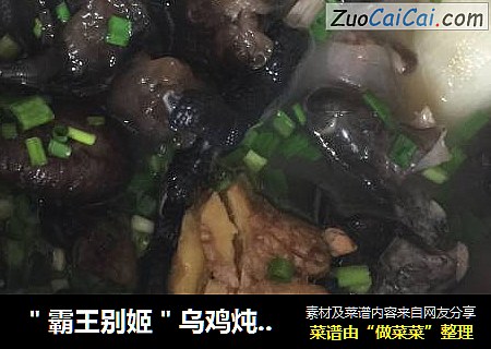 ＂霸王别姬＂乌鸡炖甲鱼