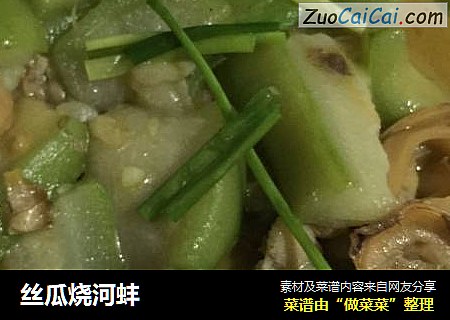 丝瓜烧河蚌