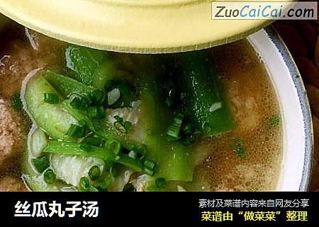 丝瓜丸子汤