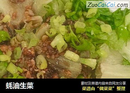 蚝油生菜