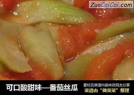 可口酸甜味—番茄丝瓜